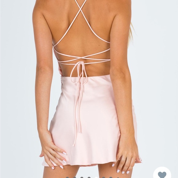 NWT Light Pink Mini Dress - Princess Polly Size 2 - Picture 2 of 5